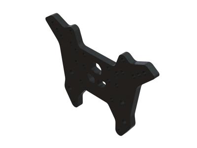 Arrma - Front Shock Tower, Aluminum, Black (ARA320686)