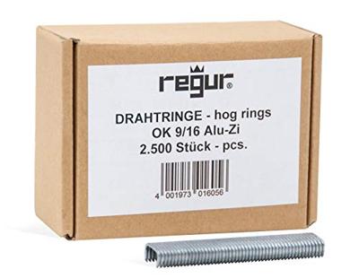 Regur 60725 Draadringen 2500 stuk(s) Afm. (l x b) 16 mm x 8 mm
