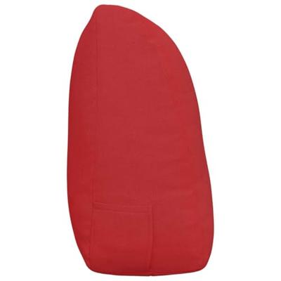 VidaXL Rugkussen rood 120 x 24 x 50 cm stof