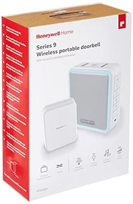 Honeywell Draadloze draagbare deurbel met zender aan bestaande deurbel - Wit