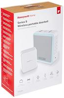 Honeywell Draadloze draagbare deurbel met zender aan bestaande deurbel - Wit - thumbnail