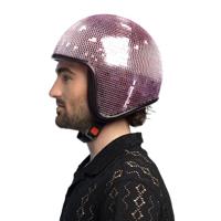 Disco Helm 80s Roze - thumbnail