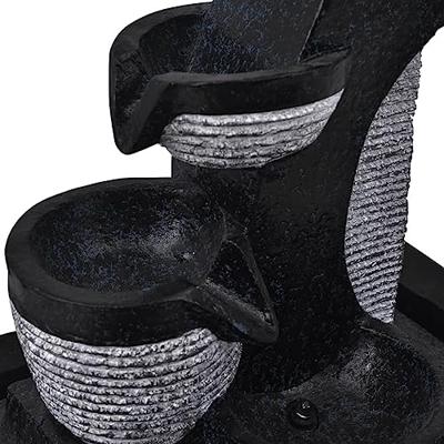 VidaXL Binnenfontein met led-verlichting polyresin