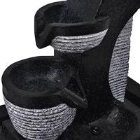 Binnenfontein met LED-verlichting polyresin - thumbnail