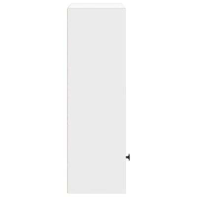 Boekenkast 31x24x77 cm bewerkt hout wit