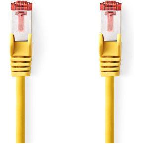 Nedis CAT6 Netwerkkabel | RJ45 Male | RJ45 Male | S/FTP | 0.25 m | Rond | LSZH | Geel | Label - CCGL85221YE025