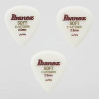 Ibanez BELJ1ST25 Elastomer plectrums 3-pack soft 2.5 mm - wit teardrop - thumbnail