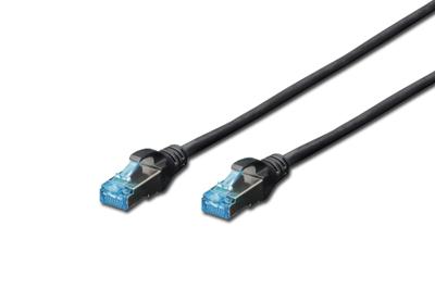 Digitus DK-1531-030/BL RJ45 Netwerkkabel, patchkabel CAT 5e SF/UTP 3.00 m Zwart 1 stuk(s) Digitus DK-1531-030/BL RJ45 Netwerkkabel, patchkabel CAT 5e SF/UTP 3.00 m Zwart 1 stuk(s)
