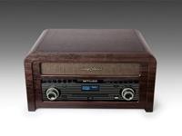 Muse MT-115DAB - Vintage muziekcenter met DAB+, radio, CD- platenspeler en Bluetooth - thumbnail