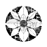 The Crafter's Workshop • template 30x30cm flower grid - thumbnail