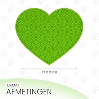 Eat Slow Live Longer Lick Mat Lovely Green - thumbnail