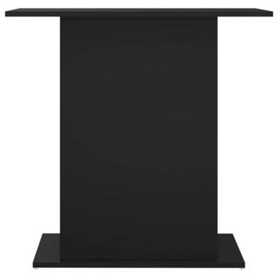 Aquariumstandaard 75x36x72,5 cm bewerkt hout zwart