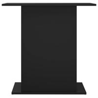 Aquariumstandaard 75x36x72,5 cm bewerkt hout zwart - thumbnail