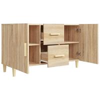 Dressoir 100x36x60 cm bewerkt hout sonoma eikenkleurig - thumbnail
