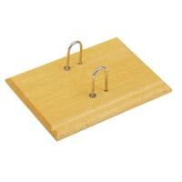 WONDAY - Ephemeride sokkel van gelakt hout en metalen beugels - thumbnail