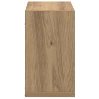 Wandplank met plank Wandgemonteerd Artisan Eiken Bewerkt hout - thumbnail
