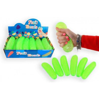 Fruit Beads Stressbal komkommer 14cm Fruit Beads Stressbal komkommer 14cm