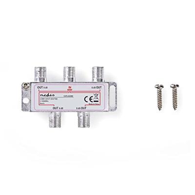 Nedis CATV-Splitter | 5-1000 MHz | 8.0 dB | Zink Legering | 1 stuks - SSPL400ME SSPL400ME