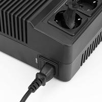 ACT 230v aansluitkabel schuko male (haaks) - c13 zwart 1.5 m - thumbnail