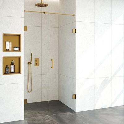 Nisdeur Compleet Just Creating Profielloos 2-Delig 110x200 cm 50/60 Goud Sanitop