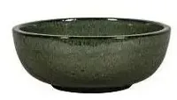 SHANGHAI 6-01DA Geglazuurde Keramische Schaal - Ø43,5cm x H18 cm, Donkergroen - thumbnail