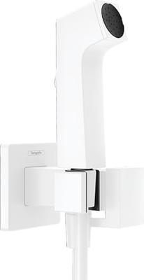 Hansgrohe bidethanddouche 1jet E EcoSmart voor warm water met douchehouder en doucheslang 125 cm, mat wit
