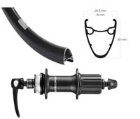 Roland achterwiel 28 fh-m5100 disc cl dutch19 zwart zw spk - thumbnail