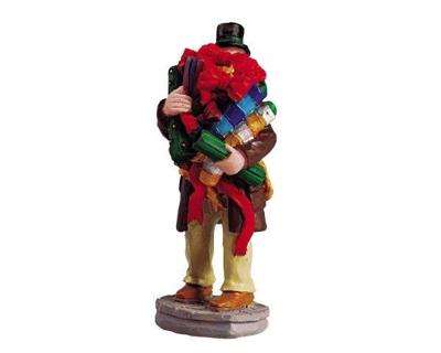 Lemax all wrapped up kerstdorp figuur type 1 Caddington Village 2005