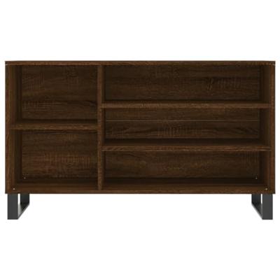 VidaXL Schoenenkast 102x36x60 cm bewerkt hout bruin eikenkleur