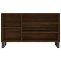 VidaXL Schoenenkast 102x36x60 cm bewerkt hout bruin eikenkleur - thumbnail