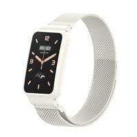 Milanese loop bandje met case - Wit - Xiaomi Smart Band 7 Pro - thumbnail