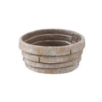 PTMD bloempot shesheena schaal grijs s 18 cm | 16 stuks - thumbnail