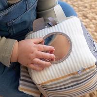 Nijntje fluffy activiteitenkubus + geluid blauw - thumbnail