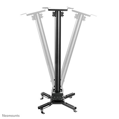 Neomounts CL25-540BL1 Plafondbeugel voor beamer Plafondhouder, In hoogte verstelbaar, Roteerbaar, Kantelbaar, Zwenkbaar Afstand vloer-plafond (max.): 90.5 cm
