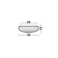 Lyora PlafondlampClam helder glas - 9738255 - thumbnail