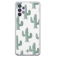 Samsung Galaxy A32 5G siliconen hoesje - Cactus print - thumbnail