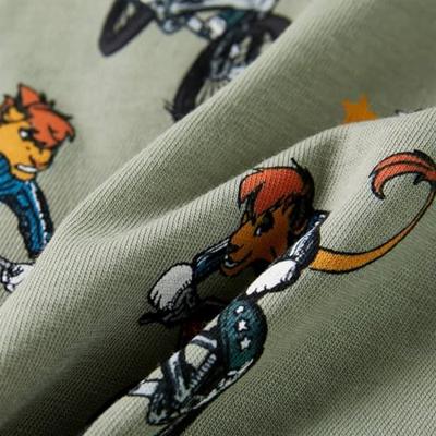 Kinderpyjama met korte mouwen 92 lichtkaki Kinderpyjama met korte mouwen 92 lichtkaki