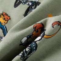 Kinderpyjama met korte mouwen 92 lichtkaki - thumbnail