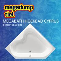 Hoekbad Xenz Cyprus | Inbouw | 145x145 cm | Incl.Badafvoer | Met overloop | Acryl | Glans wit - thumbnail