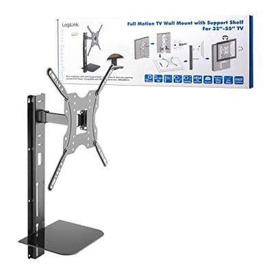 LogiLink BP0048 TV-beugel 81,3 cm (32) - 139,7 cm (55) Kantelbaar, Zwenkbaar Combihouder