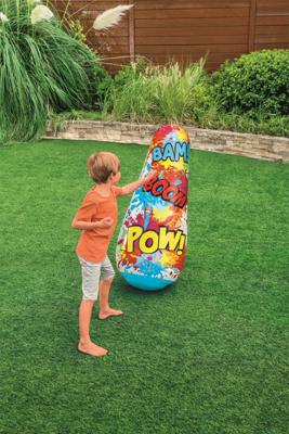 Bestway Opblaasbare Bokszak Comic 119 cm +3 Jaar Binnen en Tuin 52630