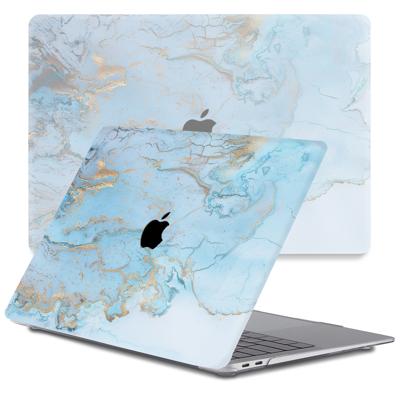Lunso MacBook Pro 16 inch (2019) cover hoes - case - Marble Ariel