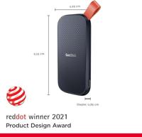 SanDisk SDSSDE30 1 TB Externe SSD harde schijf USB-C 3.2 Gen 2 Zwart SDSSDE30-1T00-G26 - thumbnail