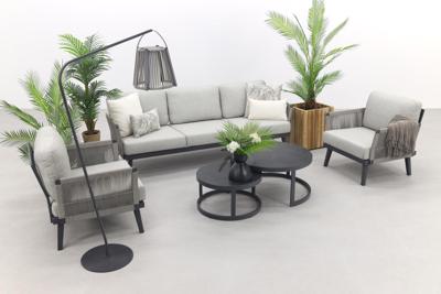 VDG Durban|Rhodos stoel-bank loungeset - 5-delig