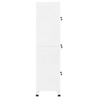 Lockerkast 38x45x180 cm staal wit - thumbnail