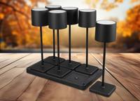 Trio Set van 6 tafellampjesFernandez zwart - R54096632 - thumbnail