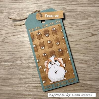 Vaessen Creative • clear stamps guinea pigs 1 7st.