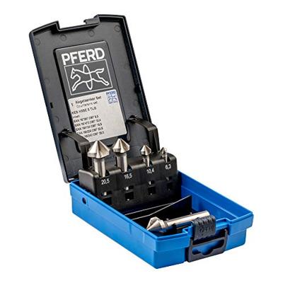 PFERD TOOLS SET KES HSSE DIN 335 C90° 5 25202156 Kegelverzinkboorset HSS 1 stuk(s) PFERD TOOLS SET KES HSSE DIN 335 C90° 5 25202156 Kegelverzinkboorset HSS 1 stuk(s)