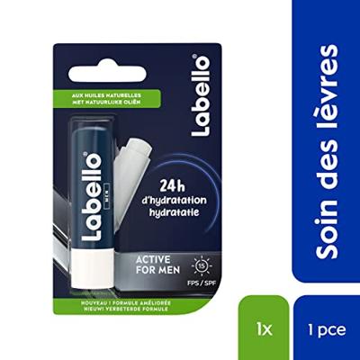 Labello Labello Lipcare - Men Active 4,8 gr Labello Labello Lipcare - Men Active 4,8 gr