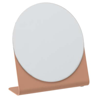 Bloomingville Spiegel Sanda Spiegel Oranje Metaal 16cm.H Bloomingville Spiegel Sanda Spiegel Oranje Metaal 16cm.H